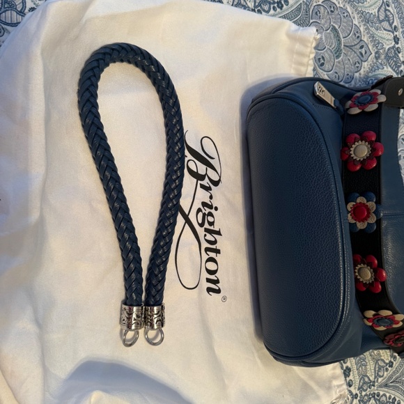 NWOT BRIGHTON SHOULDER BAG BLUE - Picture 9 of 11